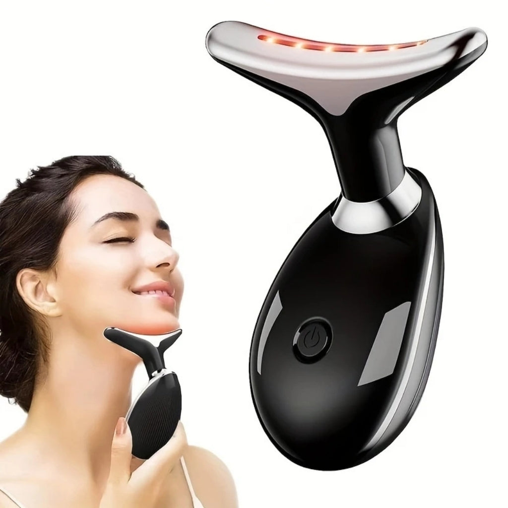 7-Color LED Face & Neck Lifting Massager
